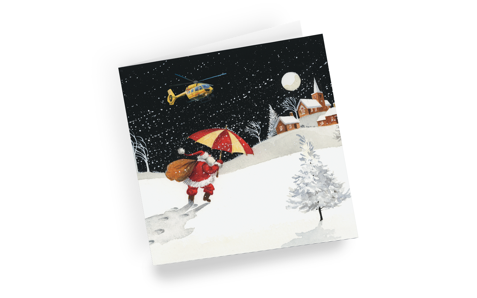 Christmas card - Christmas Eve - left