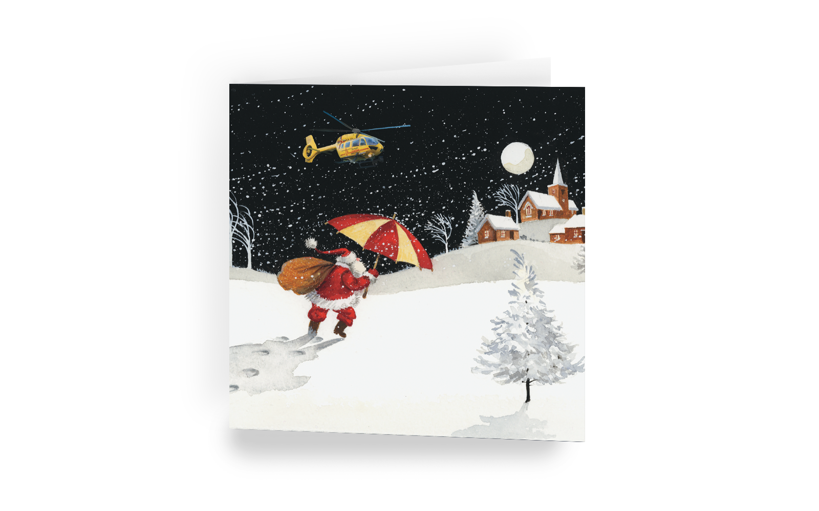 Christmas card - Christmas Eve