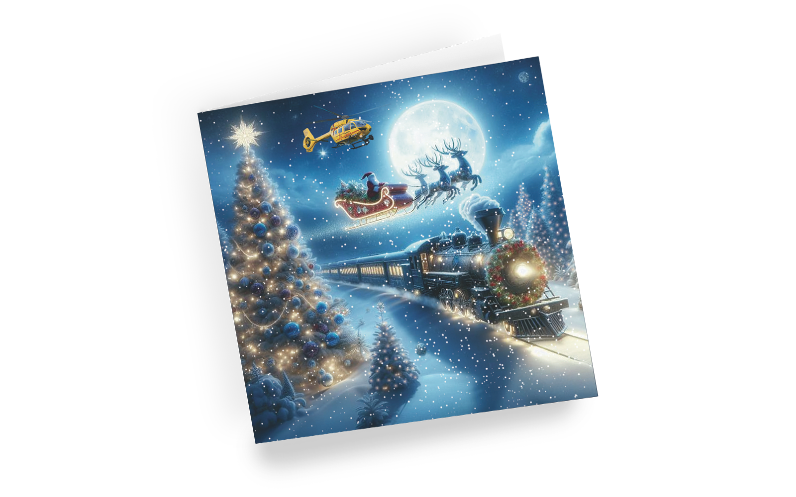 Christmas card - EAAA Express - left
