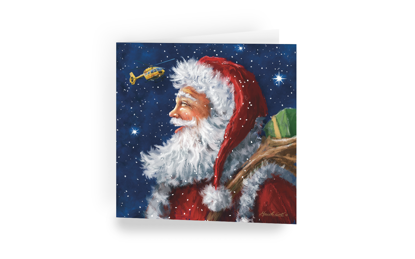 Christmas card - Father Christmas