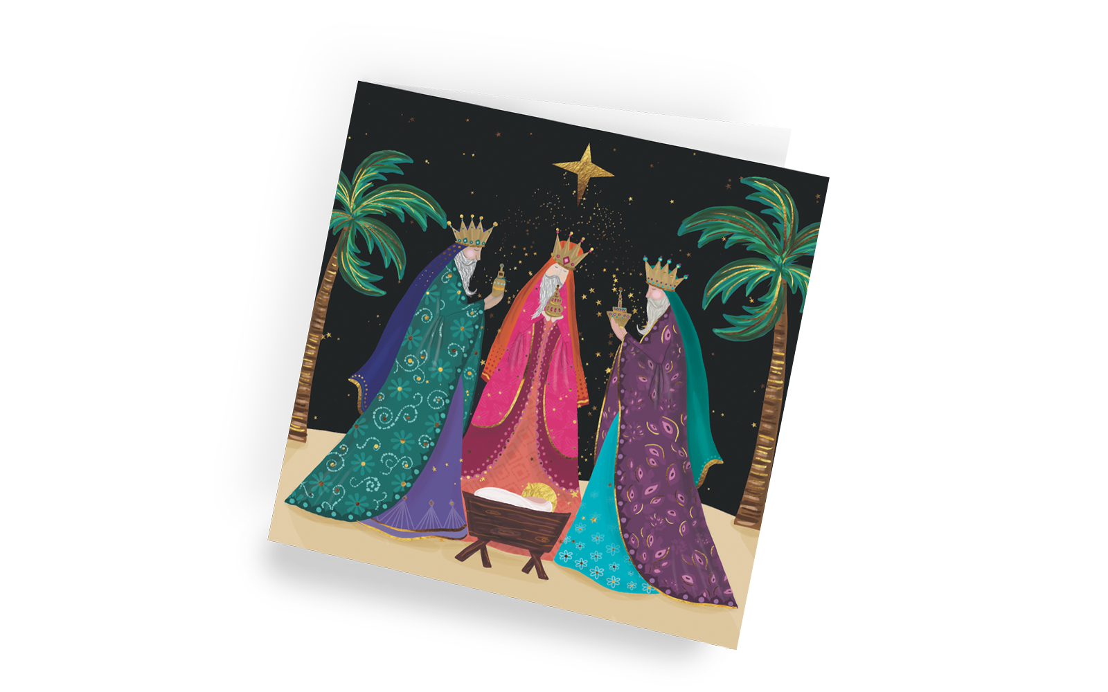 Christmas card - The Three Kings- right