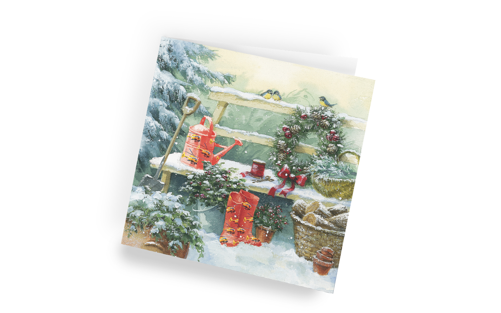 Christmas card - Winter Garden- right