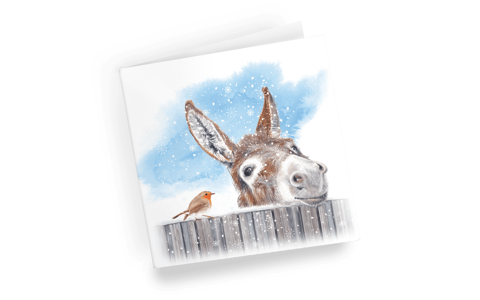 Little Donkey Christmas Cards