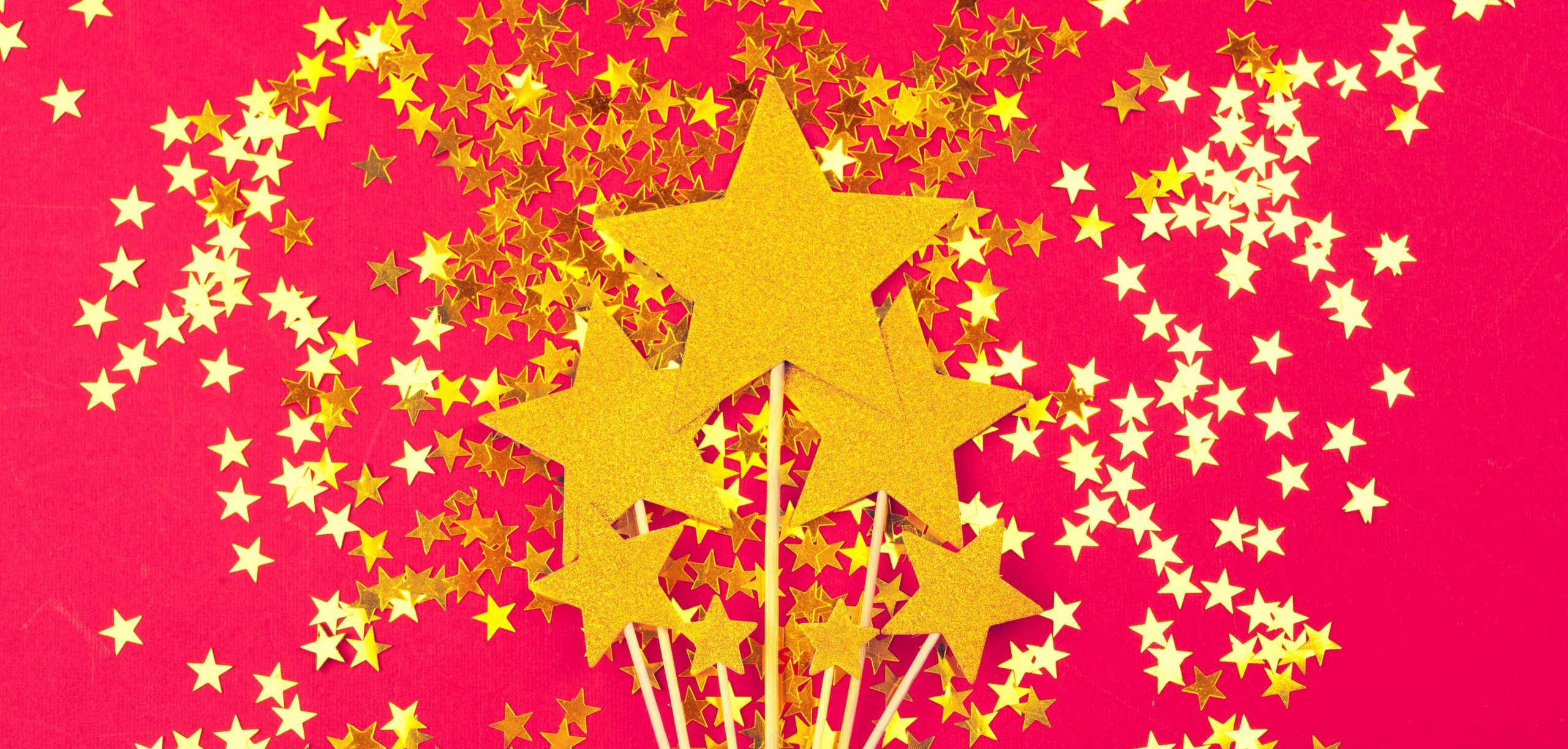 gold star decoration
