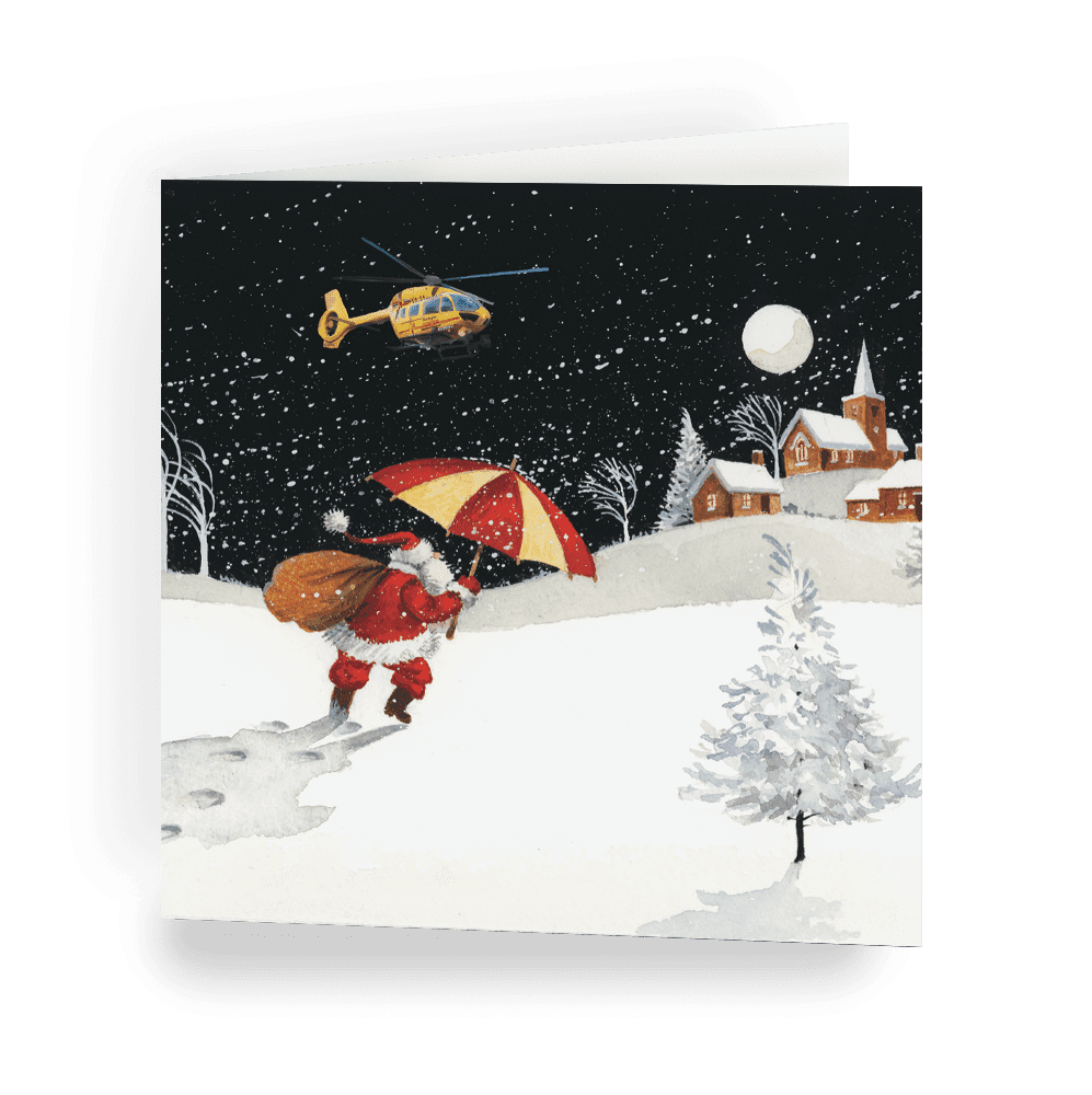 Christmas card - Christmas Eve