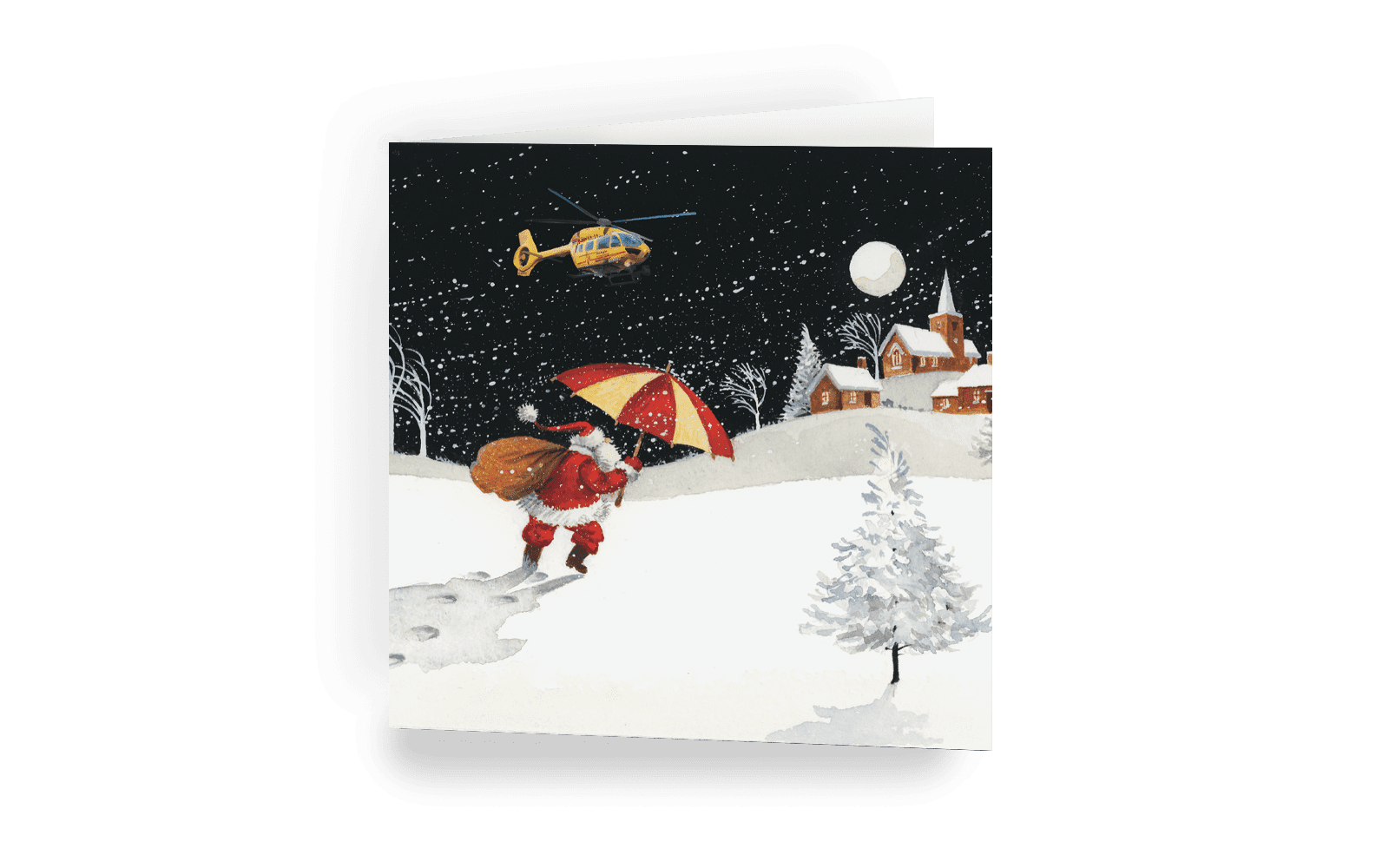 Christmas card - Christmas Eve