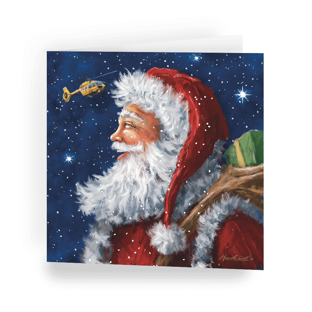 Christmas card - Father Christmas