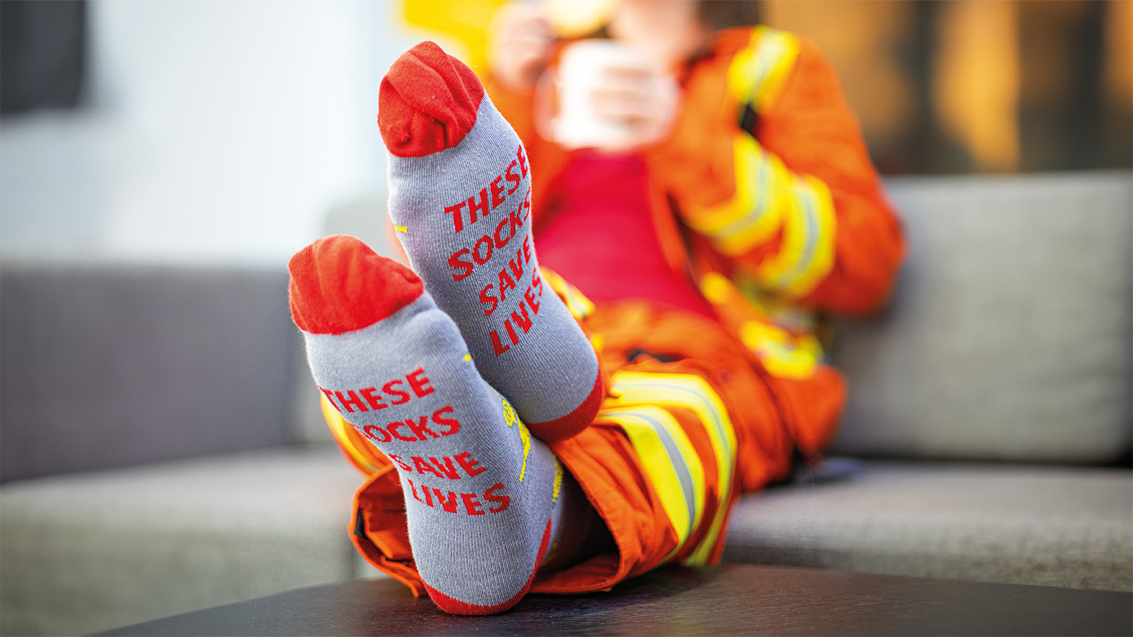 These Socks Save Lives - Grey