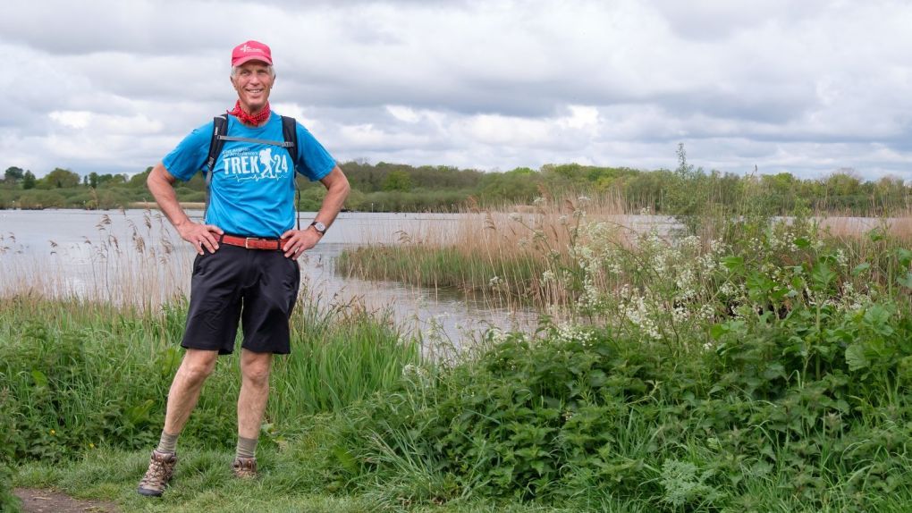 Patrick Peal taking part in Trek 24 2022. Photo credits: Stewart Flint.