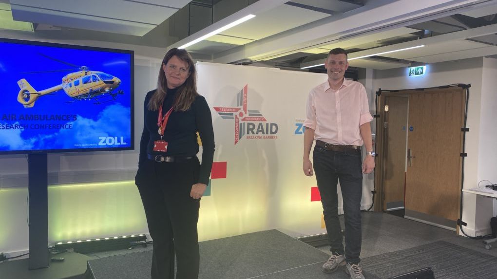 EAAA's Research and Development Lead Dr Kate Lachowycz and RAID Chair, Dr Rob Major