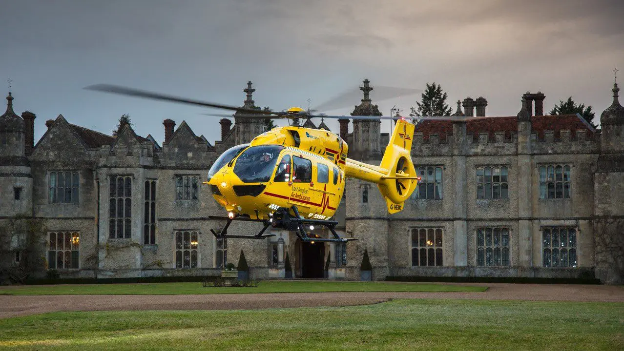 Anglia Two lands by country house