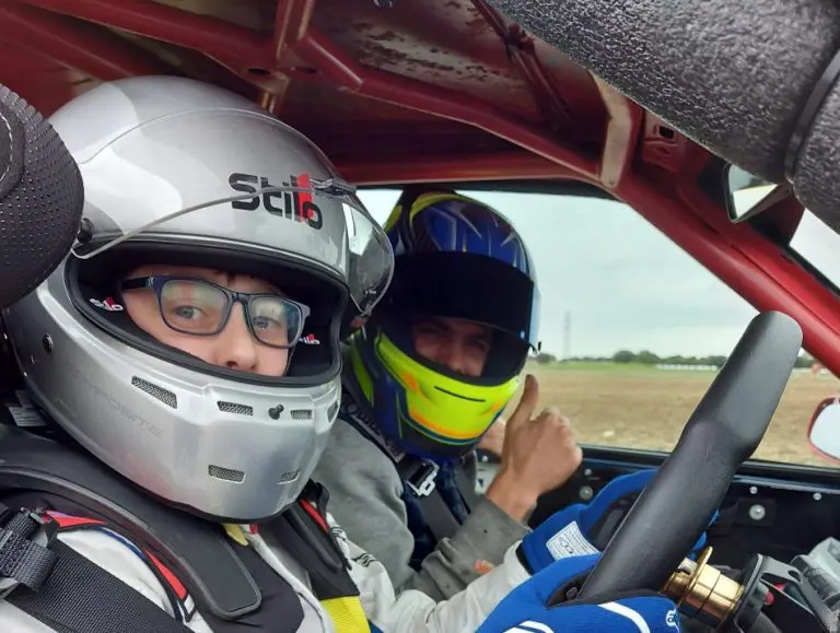Ollie Handley back behind the wheel for the first time.