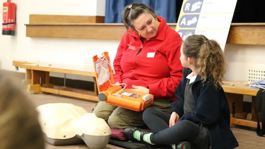 CPR Trainer with child