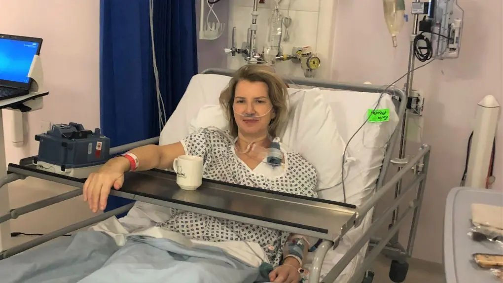 Dr Mills in hospital