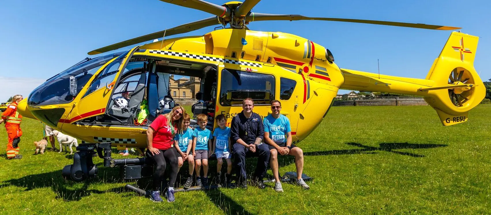 Helicopter at Trek 24