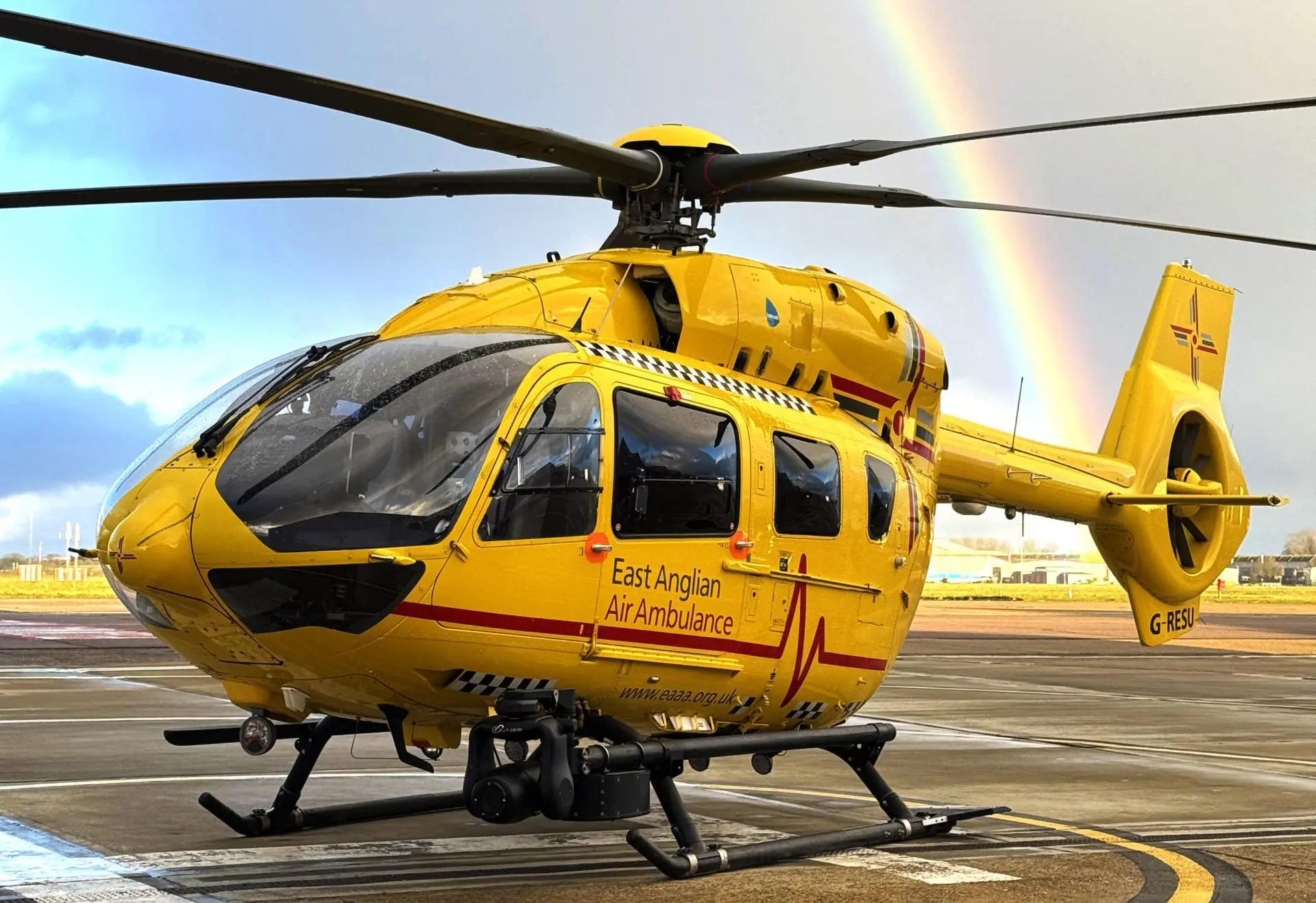 Rainbow helicopter