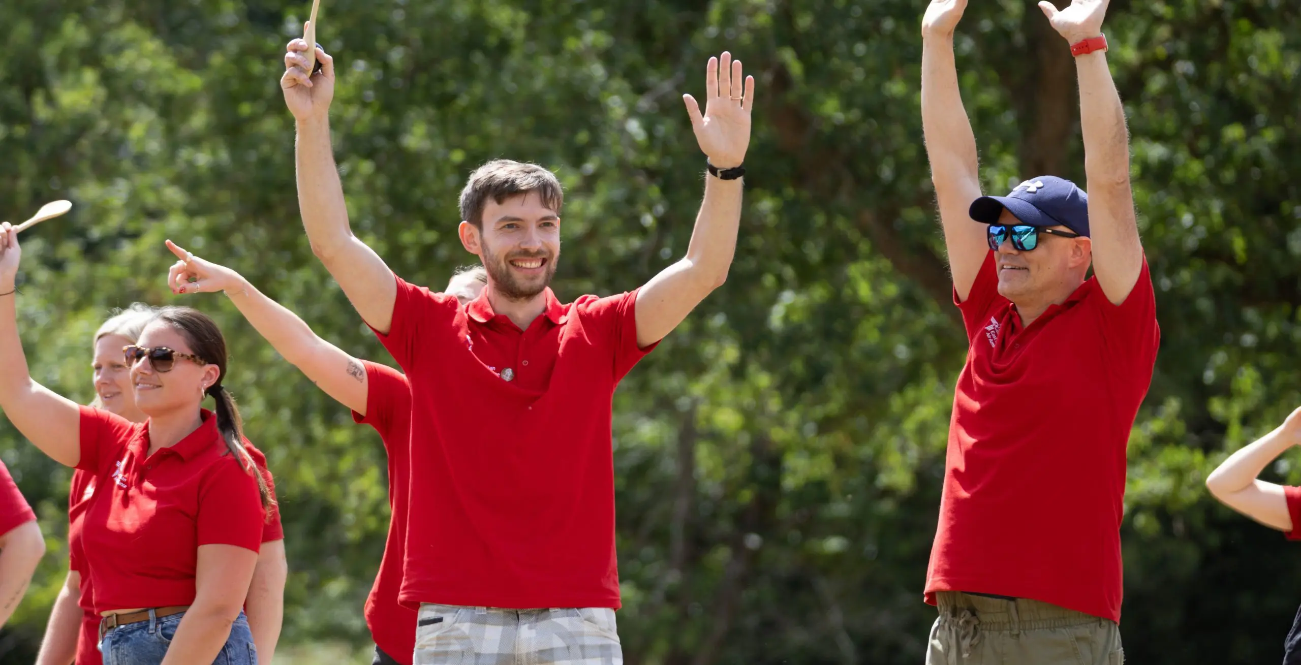 Staff Day 25 - Hands Up