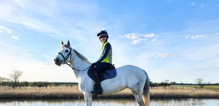 Olivia riding horse