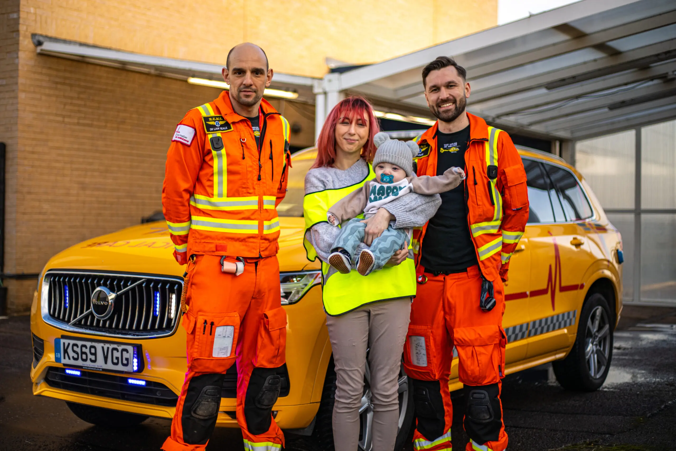 Mia and Baby Clayton with Crew and CCC