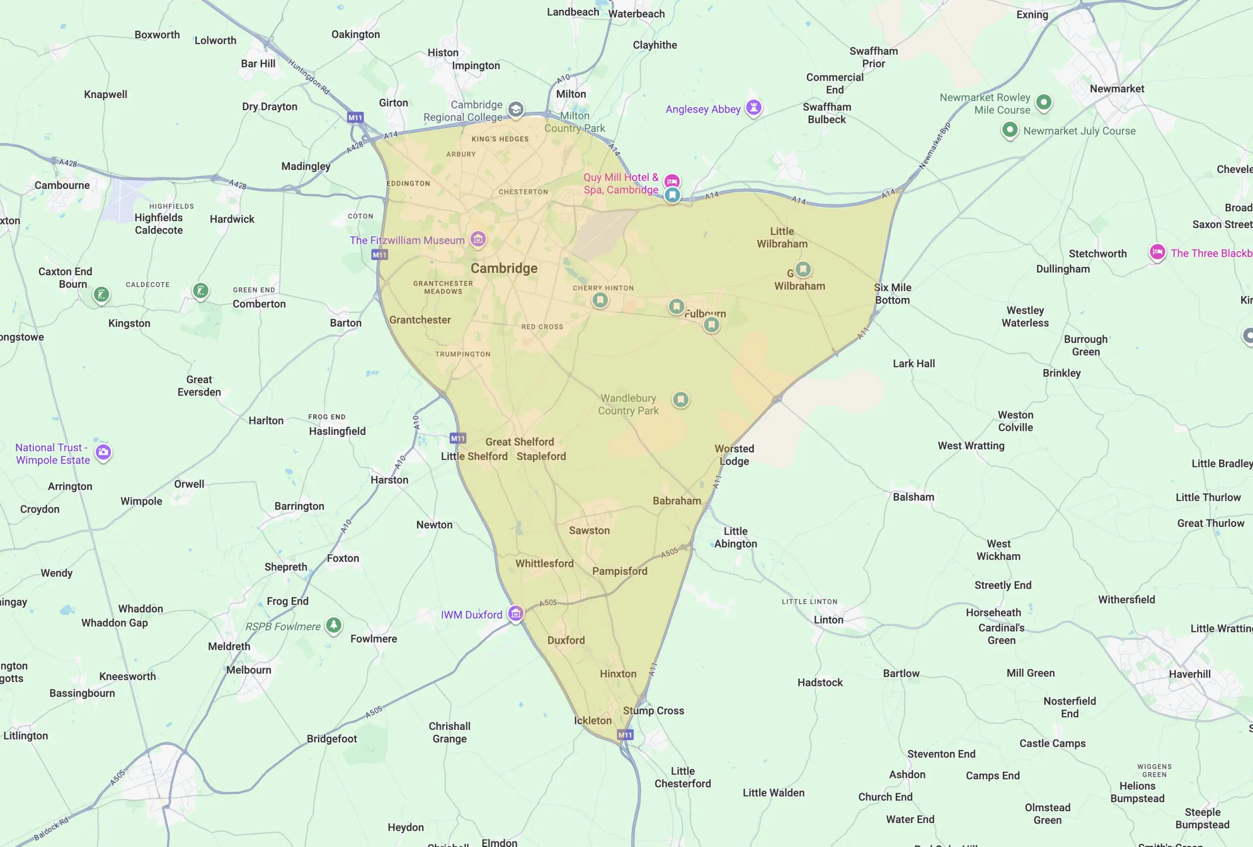 Cambridge Air Base - search locations