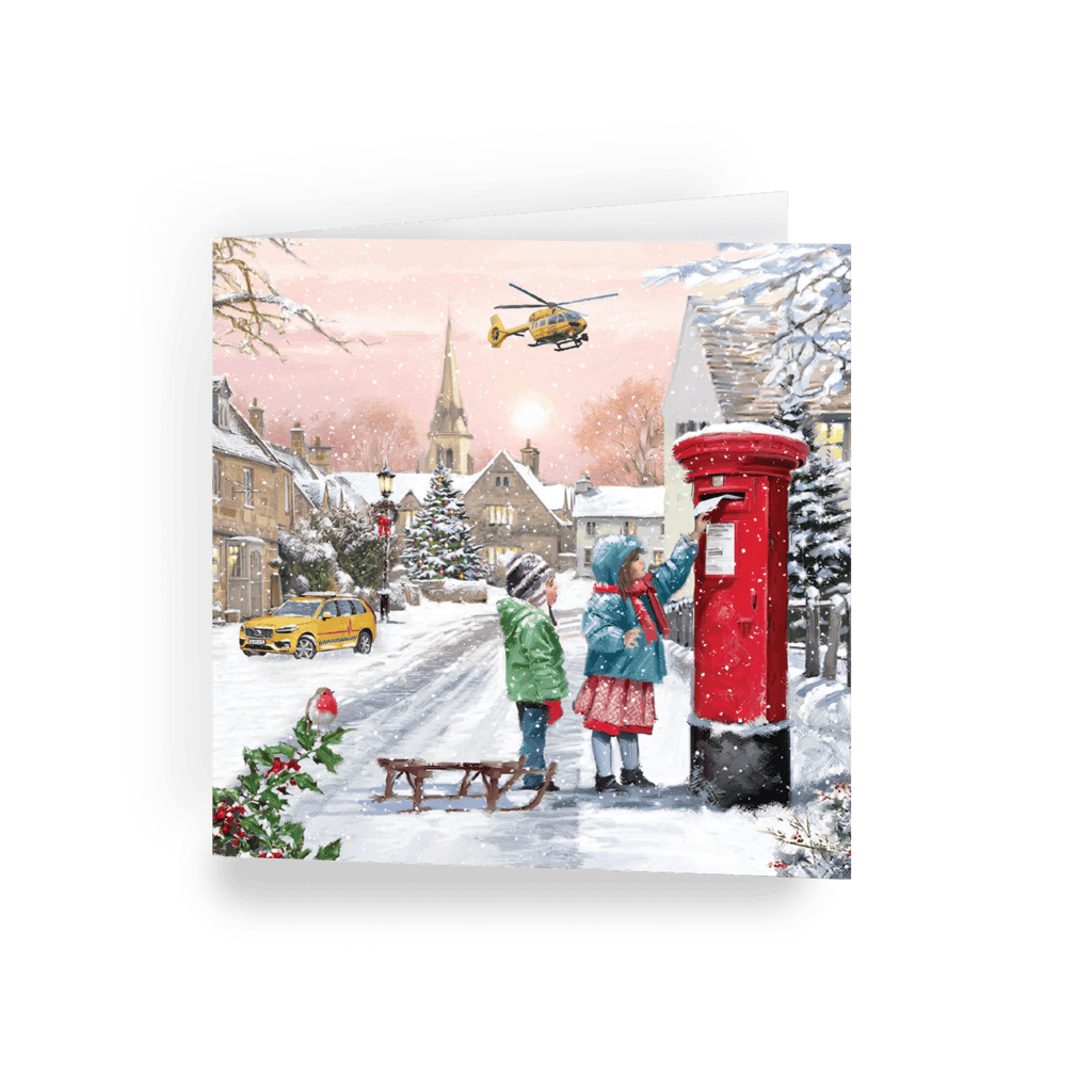 East Anglian Air Ambulance Letter to Santa Christmas card