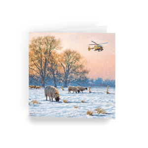 East Anglian Air Ambulance Winter Sheep Christmas card
