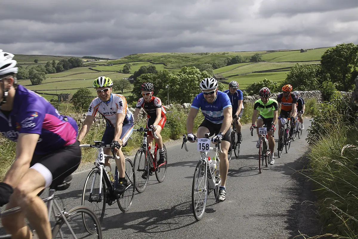 Cyclists on grand Depart