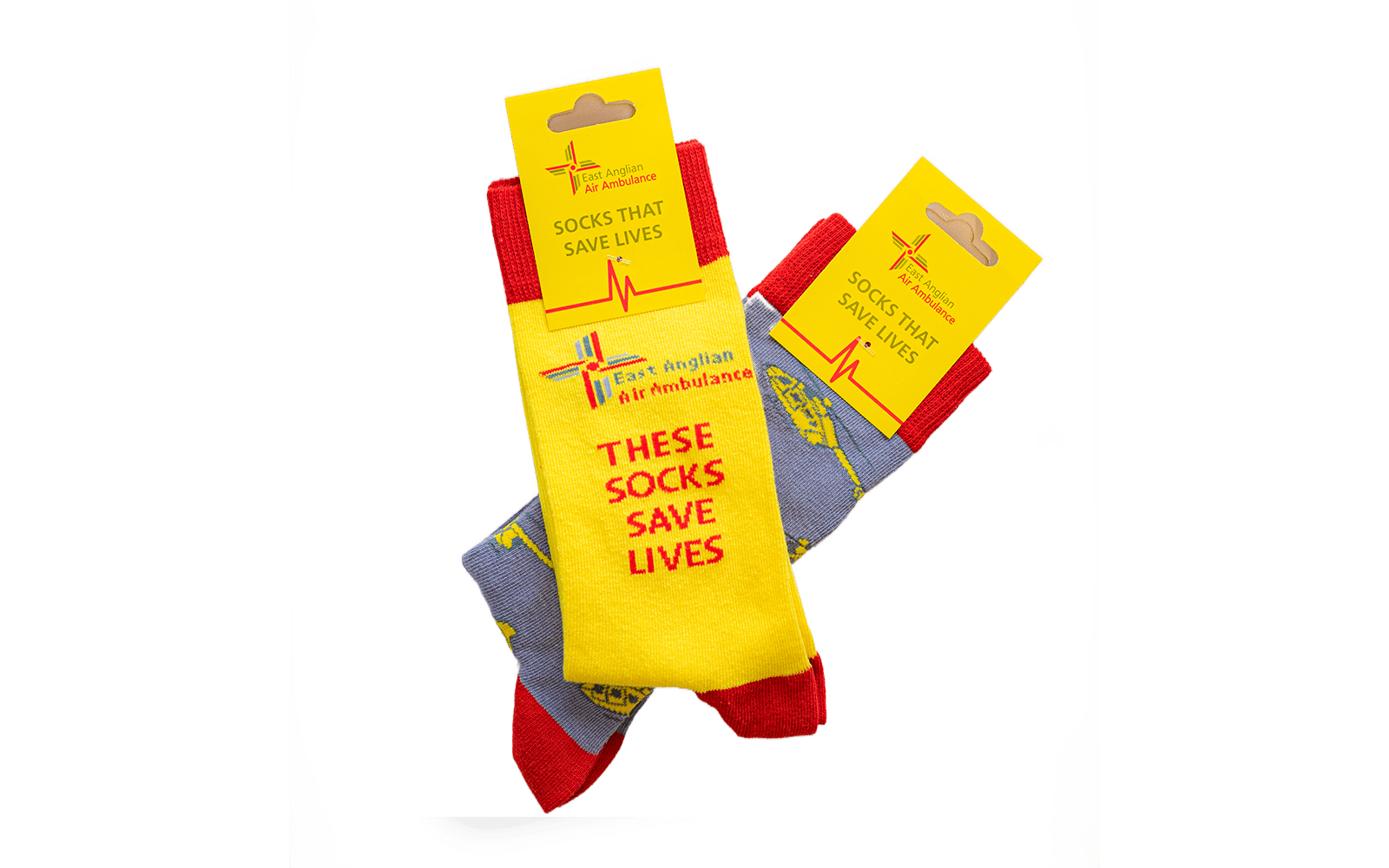 Grey yellow socks 2
