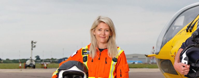 DR Nicola with helmet