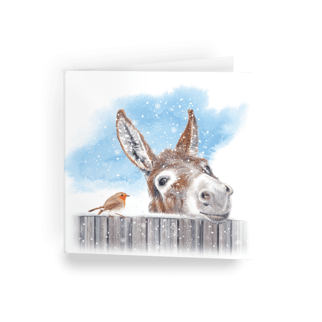 Little Donkey Christmas Cards