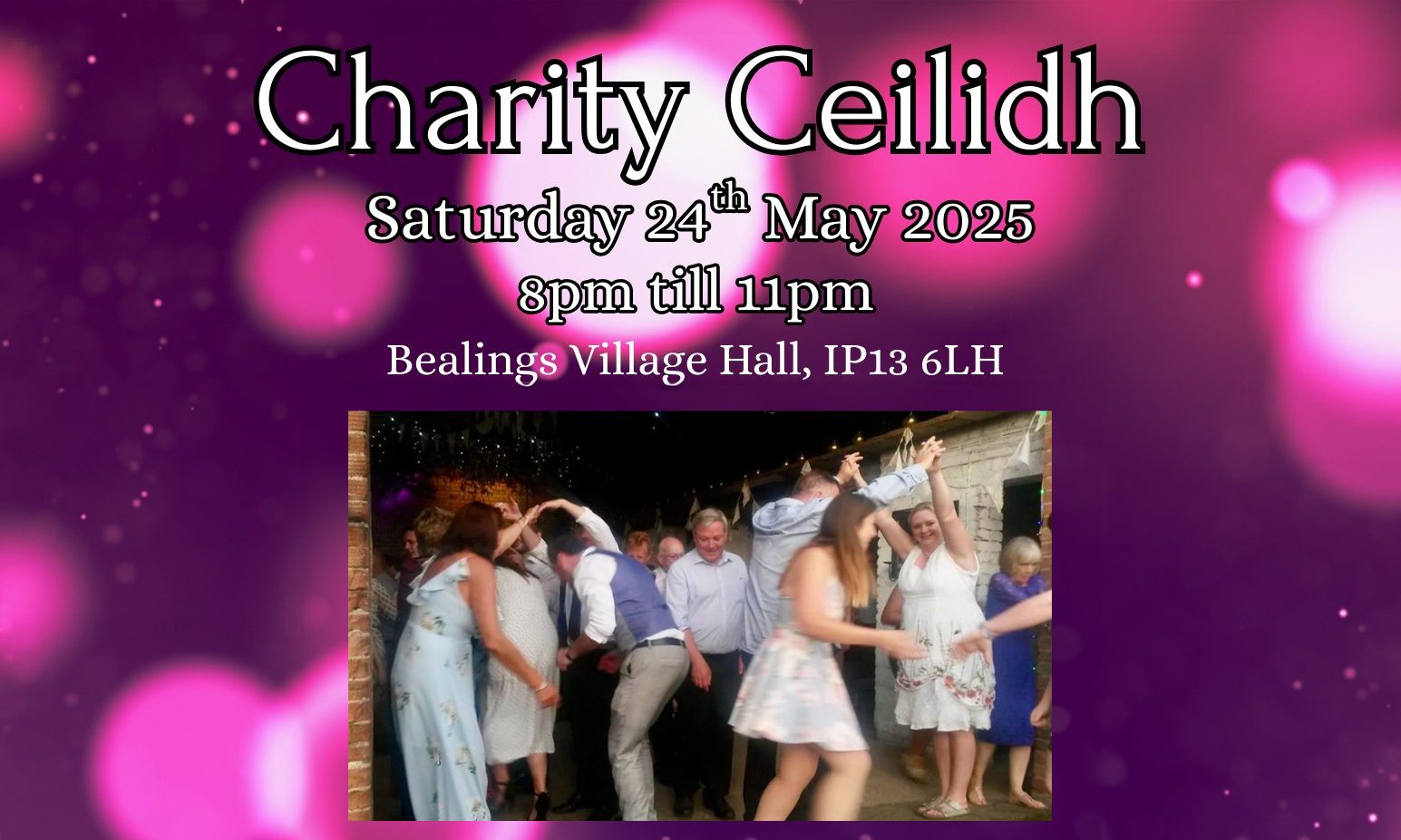 Charity Ceilidh poster
