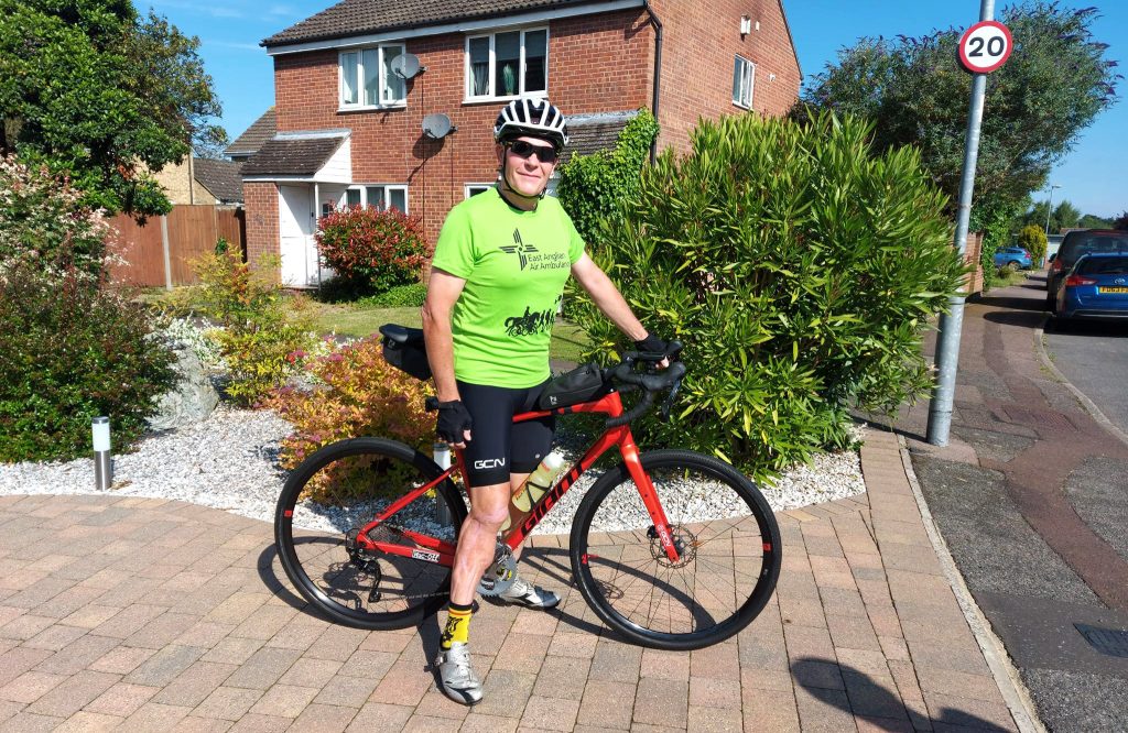 Robert London on bike