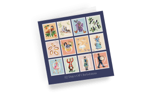Christmas card - 12 Days of Christmas - left