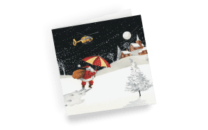 Christmas card - Christmas Eve - left