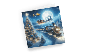 Christmas card - EAAA Express - left