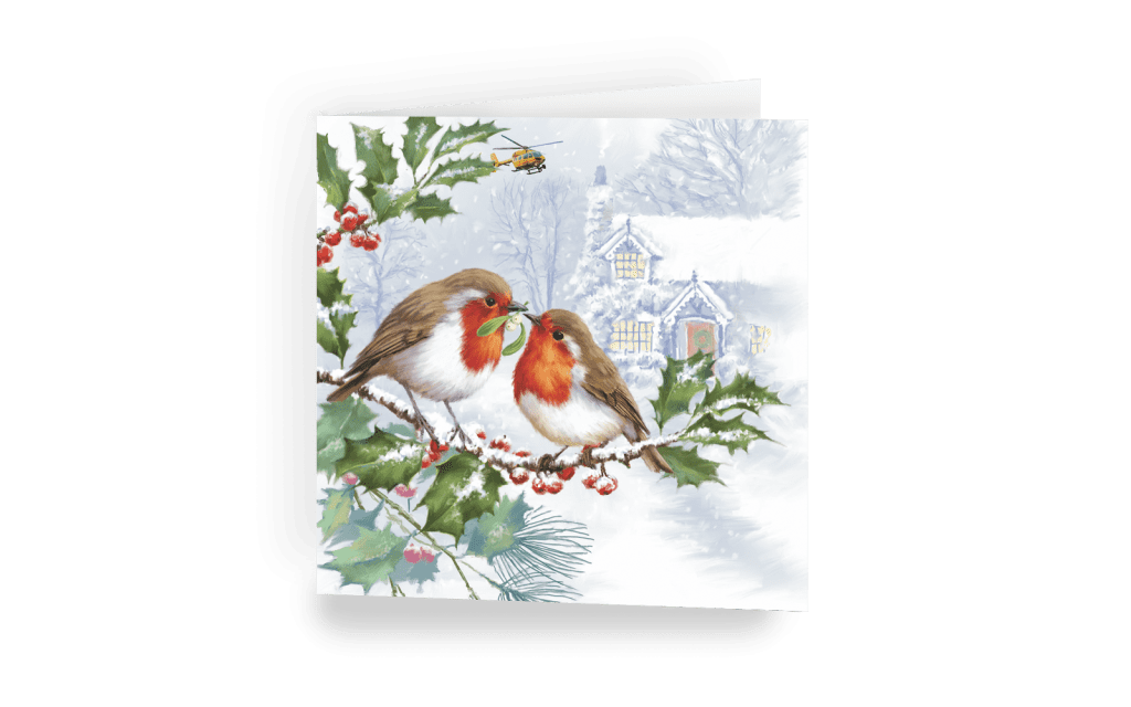 Christmas card - Feathered Friends
