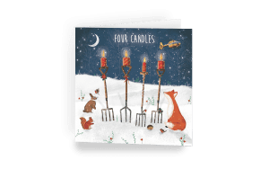 Christmas card - Four Candles