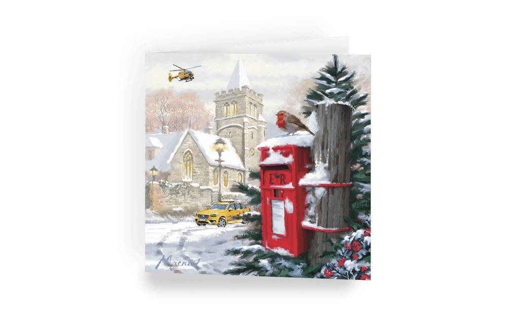 Christmas card - Snowy Village