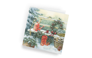 Christmas card - Winter Garden- right