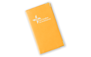 Yellow Wallet Diary - left
