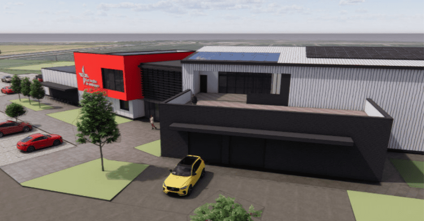 artist impression of new Cambridge air base