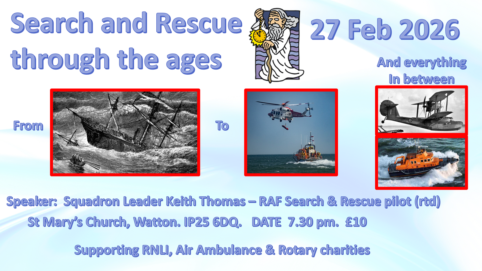 Search and Rescue talk