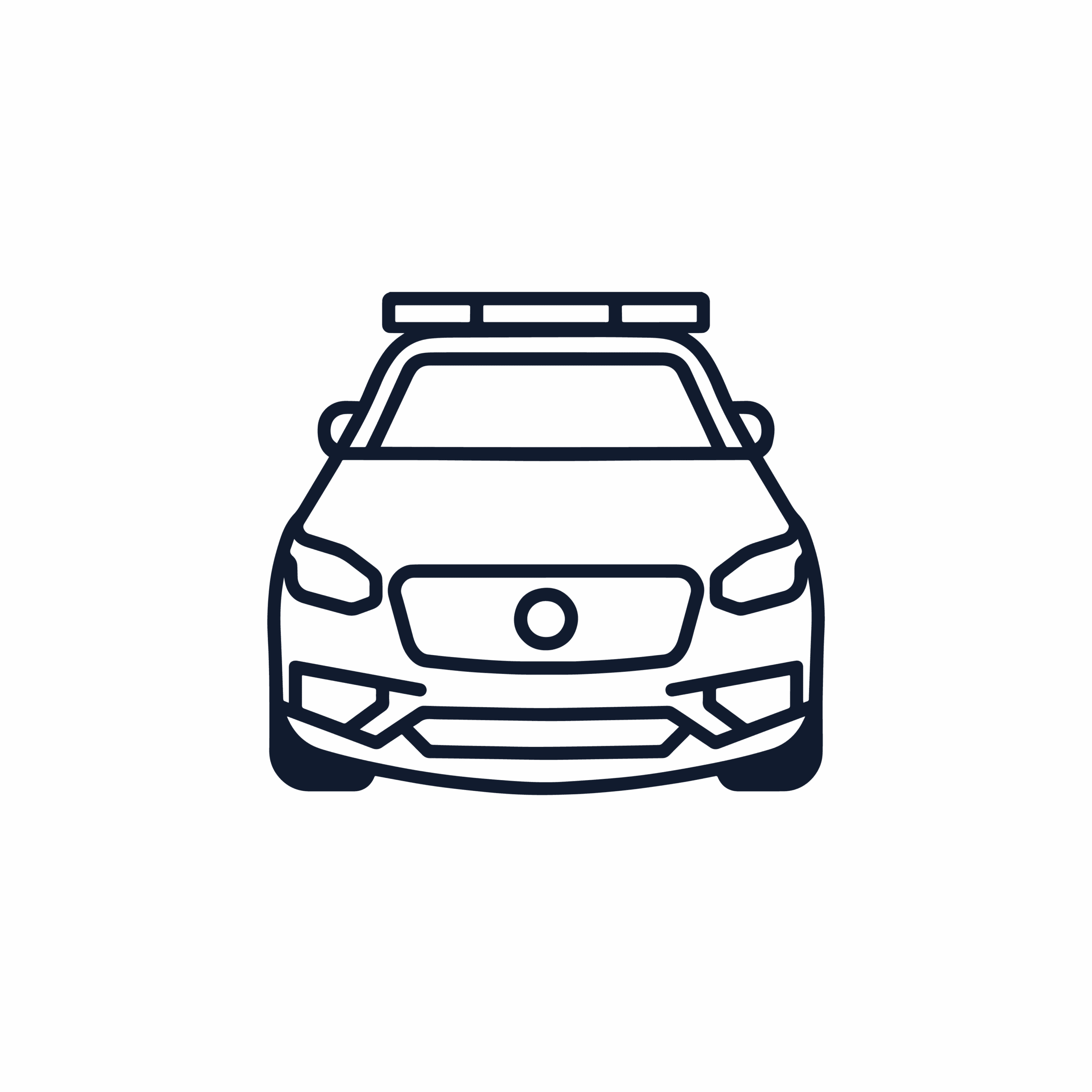 critical care car facing icon