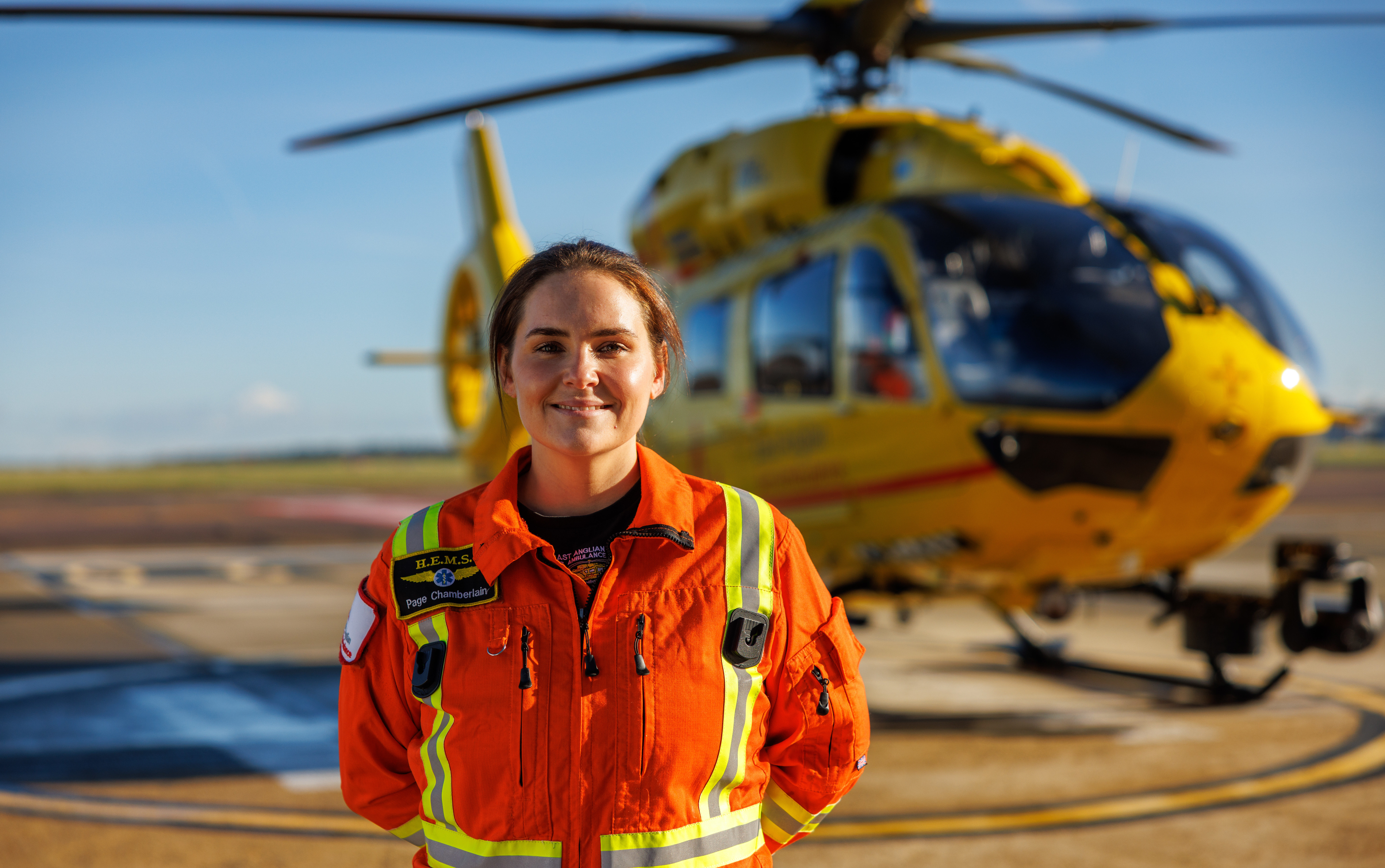 Page infront og Heli