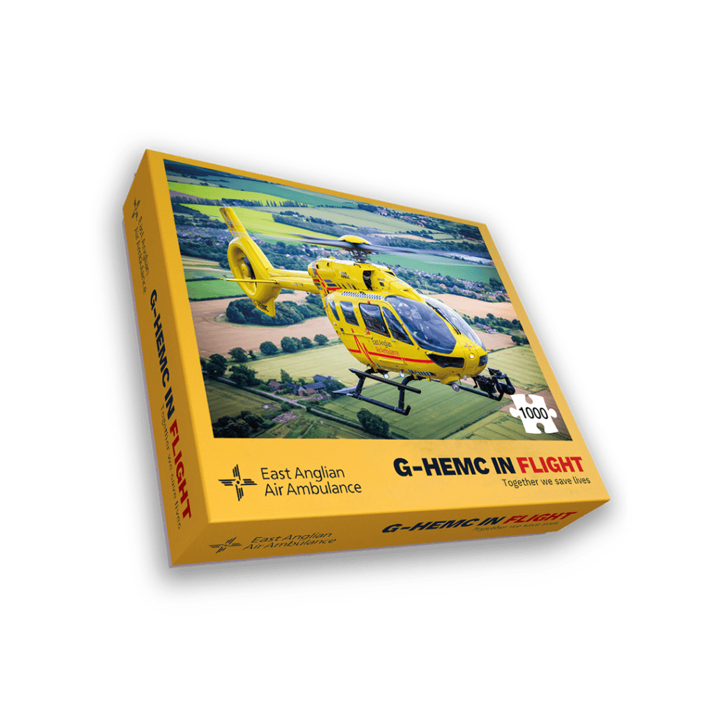 East Anglian Air Ambulance HEMC Helicopter Jigsaw puzzle
