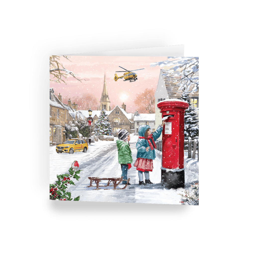 East Anglian Air Ambulance Letter to Santa Christmas card