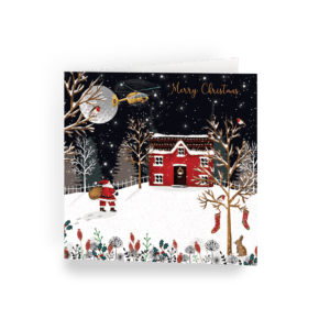 East Anglian Air Ambulance Santa Stroll Christmas card