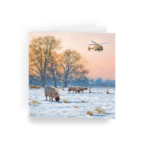 East Anglian Air Ambulance Winter Sheep Christmas card