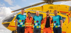 Big C team with EAAA crew infront of Heli